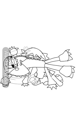 His appetite is not very normal to say the least. #gacha #art #tweening #lazy