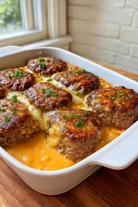 Cheesy Baked Meat Patties These Cheesy Baked Meat Patties are the ultimate comfort food — juicy beef patties smothered in creamy cheese sauce and baked until golden and bubbly. One bite and you’ll be hooked! Ingredients • 1 lb (450g) ground beef • 1 small onion, finely chopped • 1 garlic clove, minced • 1 egg • ½ cup breadcrumbs .... Fυll ᖇecίpe in Coʍmеոτ [💬] | American Recipes
