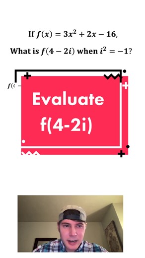 Evaluating Functions at Complex Numbers