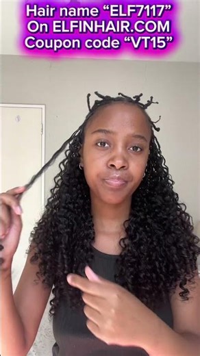 Install Miracle Knots on Braids = Perfect Natural Blend Crochet Hair