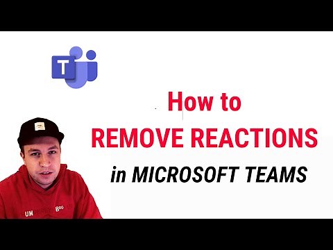 How to REMOVE REACTION in MICROSOFT TEAMS?
