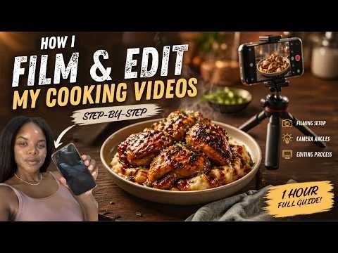 How I Film & Edit Viral Cooking Videos