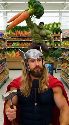 Avengers Go Shopping! Thor, Hulk & Iron Man #marvel