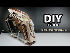 Amazing DIY PC Case made of Plywood / 3D Printing & Laser cutting