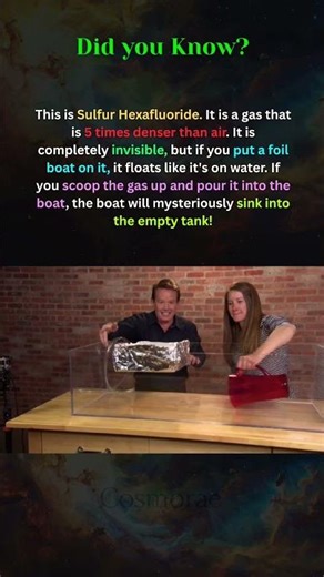 This Gas Is Heavy Enough to Hold a Boat