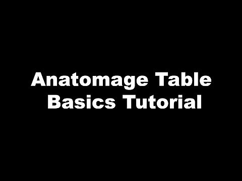Anatomage Table Basics Tutorial