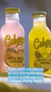 Summer is Calypso! To make it the best one ever we are giving away Calypso Party Packs! Click to enter for your chance to WIN your very own Calypso Party Pack. | Calypso Lemonades