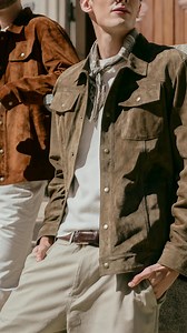 Slip on the suede Stratton Jacket for only $289. Every detail matters. Our artisans handcraft each piece with precision, proving that true quality starts with meticulous attention. | Beckett Simonon