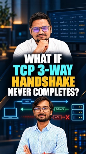 What If TCP 3-Way Handshake Never Completes? #ccna #mock #interview