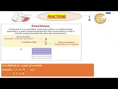 FRACTIONS 6TH MATHS