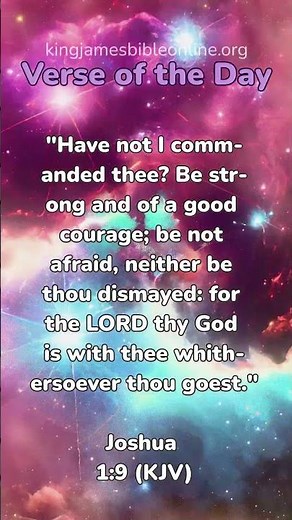 Joshua 1:9 - Most Inspiring Bible Verse Revealed!