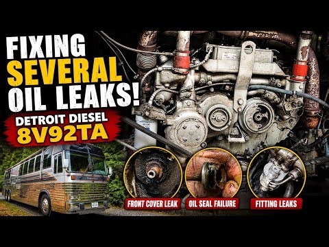 How Many Oil Leaks Can a Detroit Diesel Have? 8V92TA