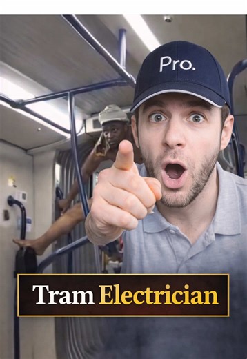 What type of tram engineers are these? He is proactively servicing the wiring to provide the best experience for the public and ensure their daily commute remains safe and efficient. Follow if you love Europe 🙏 #europe #west #culture