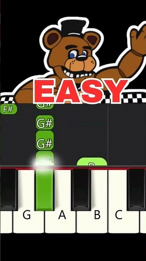 FNAF EASY Piano Tutorial