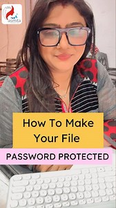How to make your file password protected. #asmitafoundation #exceltips #tricks #onlineclass #viral #trending #excel #msword | Asmita Foundation