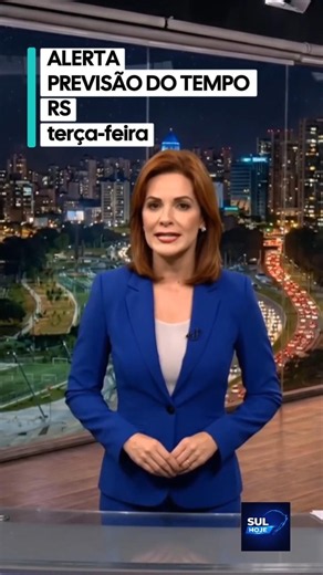 Previsão do Tempo RS Terça 🌩️ Alerta de Temporais com Granizo e Chuva Forte por Região