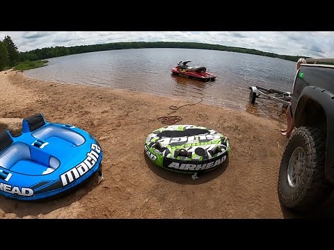 How to SAFELY and Properly hook a TUBE to your SEADOO or JETSKI!!!