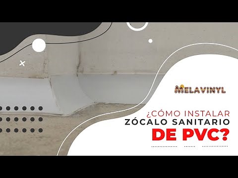 ¿CÓMO INSTALAR ZÓCALO SANITARIO DE PVC? | MELAVINYL