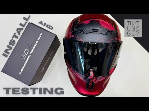 Ruroc EOX Photochromic Visor + Pinlock Insert | Install and Testing