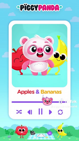 Apples and Bananas Music Album for Kids