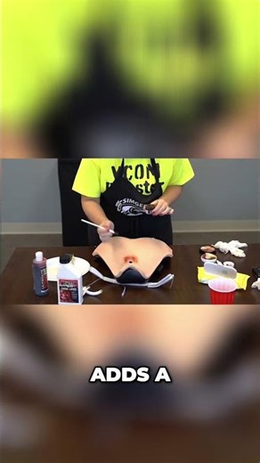 Thick Blood Halloween Moulage #shorts #youtubeshorts