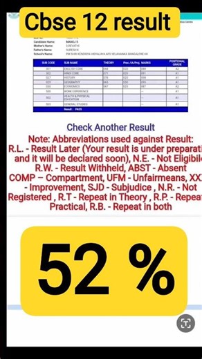 MY CBSE 12 TH RESULT 2025 .?😭❌ #cbseresultclass12 #cbse #result #reveal #fail #resultday #2025