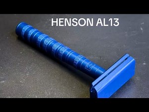 Henson AL13 Razor Review. #henson #hensonshaving #hensonrazor