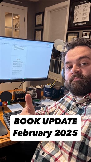 4.9K views · 46 reactions | I’m writing a book! My manuscript is off for copy editing this week by the good folks at @mangopublishing and I can’t wait to finalize this all, get a cover going, nail down some final details, and then get it out there to the world! Make sure you follow me here on Instagram and subscribe to my Substack (link in my bio) for all the latest updates! #movies #film #author #writer #book #moviereview | Films At Home | Facebook