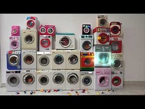 All my toy washing machines with effects