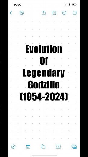 Evolution of Legendary Godzilla (1954-2024)