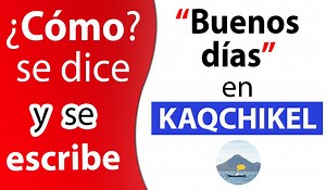 ¿Cómo se dice BUENOS DÍAS en kaqchikel? Xsaqër k’a o Saker. También en este vídeo escucharán como se pronuncia y ver la explicación, así que vean el vídeo completo. 👉 Todas las herramientas de traducción: https://idiomasmayas.com/traducir/ 👉 Nuestro canal de YouTube: https://www.youtube.com/channel/UCo6obsptMAcu89SdlOrIlqQ Comparten, dalen me gusta, comenten, suscribense y comparten el vídeo para AYUDAR A MÁS PERSONAS | Idiomas Mayas