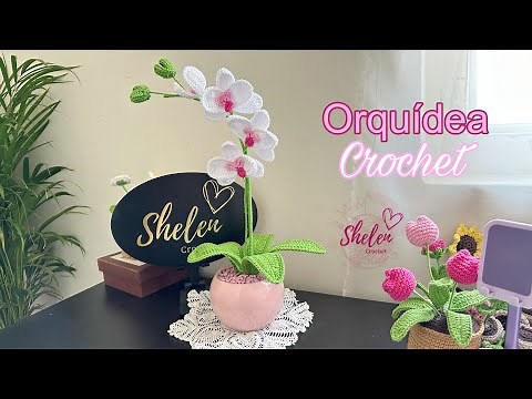 Crochet Orchid 🌸 | Easy and detailed step-by-step tutorial