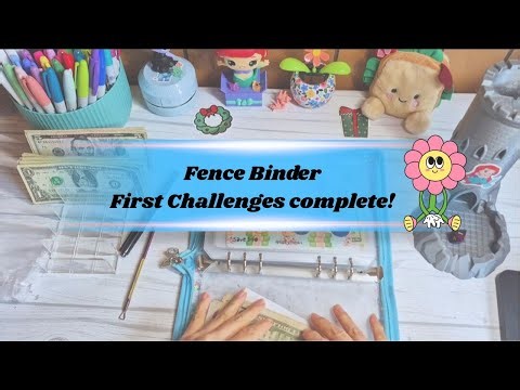 Fence Binder Victory: Completing the first Challenges of this binder!