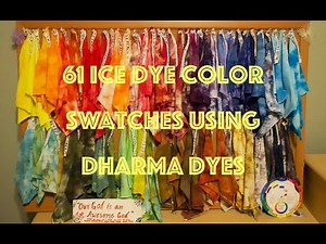 61 Dharma Ice Dye Color Swatches