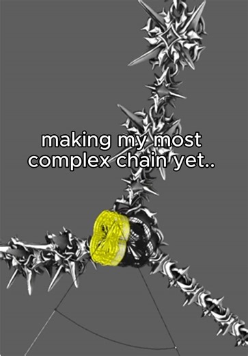 First Pendant Chain Creation with Goth Aesthetic