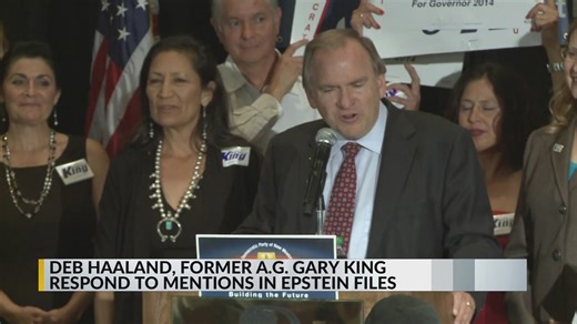 Gary King and Deb Haaland respond after files show ties to Epstein jet