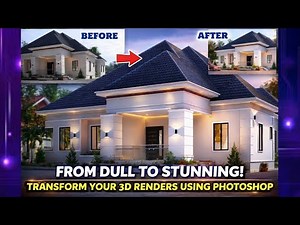 How to Edit 3D Rendering in Photoshop For Designers ||Tips for Realistic Masterpieces! (2025)
