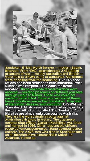 Out of 2,434 Prisoners, Only 6 Survived: The Forgotten Hell of Borneo