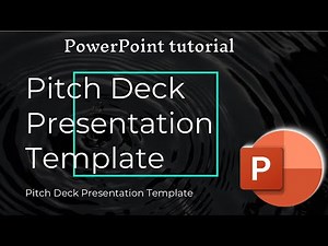 PowerPoint - Pitch Deck Presentation Full Tutorial
