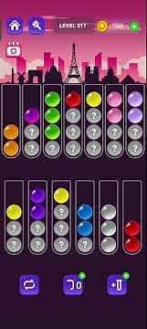 Ball Sort Master Level 317 #ballsortmaster #ballsortmastersolution #puzzlegame #gaming #games