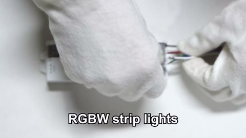 WB5 WiFi PWM 12V/24V LED Controller with RC03RFB RF Remote Control 4-Zone Group, RGB RGBW RGBCCT Strip Lights Controller Kit Compatible with Alexa Google Home Smart Life Tuya APP Control