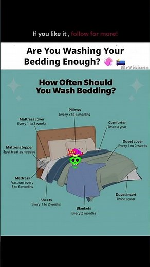 "Bedding Hygiene 101 🧼🛌"