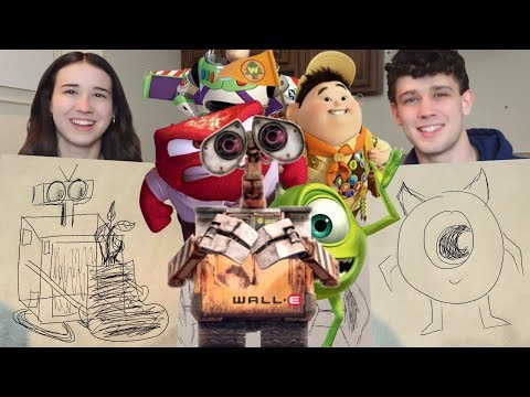 Drawing PIXAR Characters FROM MEMORY