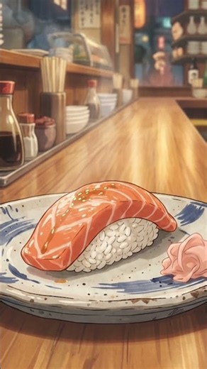 Salmon Sushi making #ASMR