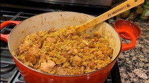 1.7M views · 11K reactions | Meaty Jambalaya by The Cajun Ninja! Music by Horace Trahan | The Cajun Ninja | Facebook