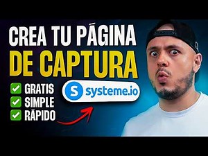 PAGINA DE CAPTURA GRATIS + EMAIL 100% GRATIS | SYSTEME IO TUTORIAL PASO A PASO
