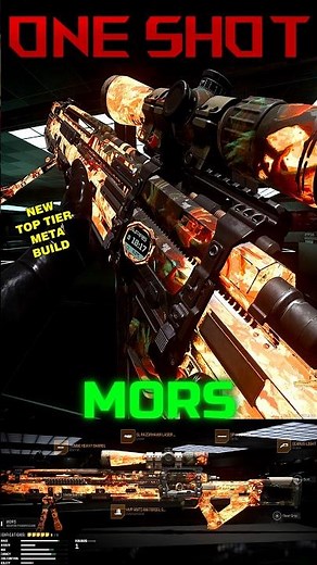 This NEW *MORS* Build is ONE SHOT 💥 | Best Class Setup | META | MW3 | COD WARZONE #shorts #viral