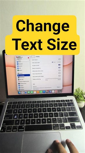 MAC Change Text Size #MacTips #macOS #AppleMac #MacTutorial #Accessibility