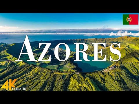 FLYING OVER AZORES (4K UHD) - Relaxing Music Along With Beautiful Nature Videos - 4k ULTRA HD