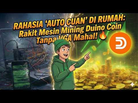 CUMA MODAL BARANG BEKAS? 😱 Tutorial Mining Duino Coin 2026 (PC, HP, STB, Arduino) Auto Cuan!